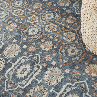 Nourison Malta MAI14 Blue/Grey Area Rug