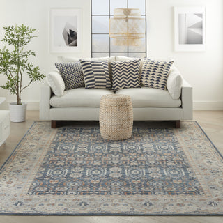 Nourison Malta MAI14 Blue/Grey Area Rug