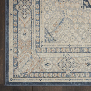 Nourison Malta MAI16 Blue/Grey Area Rug