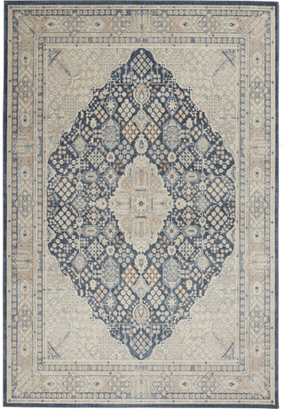 Nourison Malta MAI16 Blue/Grey Area Rug