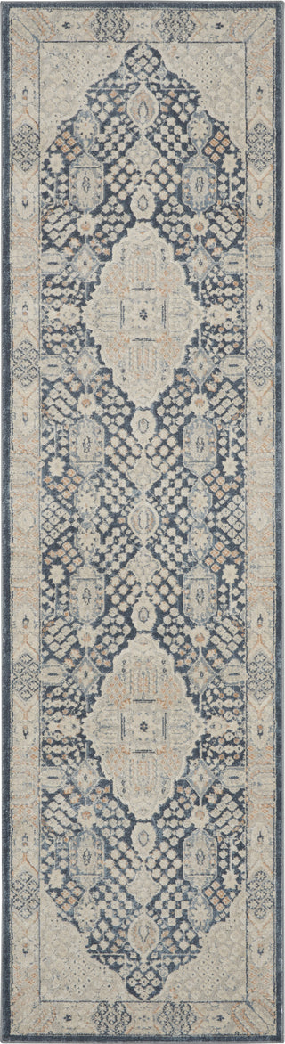 Nourison Malta MAI16 Blue/Grey Area Rug