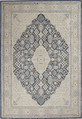 Nourison Malta MAI16 Blue/Grey Area Rug