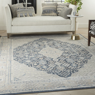 Nourison Malta MAI16 Blue/Grey Area Rug