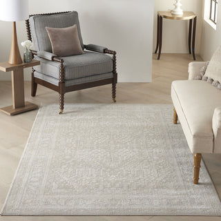 Nourison Malta MAI18 Beige/Grey Area Rug by Kathy Ireland Room Scene Feature