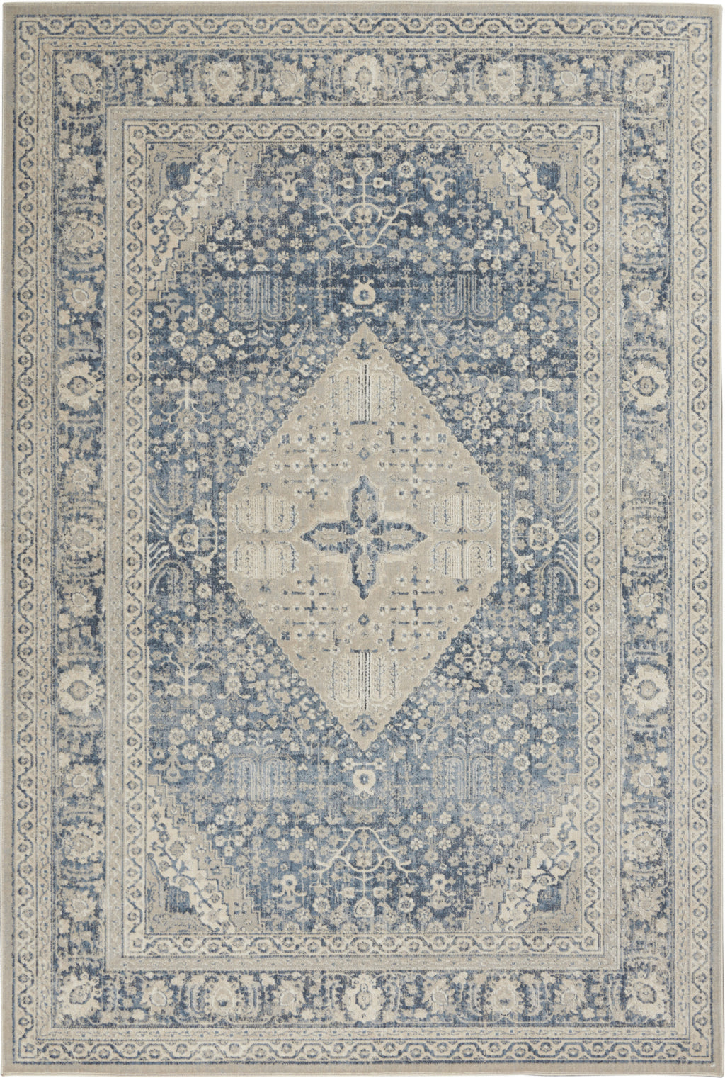 Nourison Malta MAI18 Blue Area Rug – Incredible Rugs and Decor