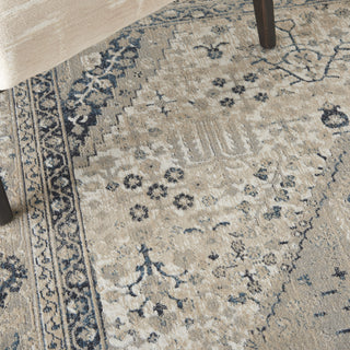 Nourison Malta MAI18 Ivory/Grey Area Rug