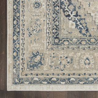 Nourison Malta MAI18 Ivory/Grey Area Rug