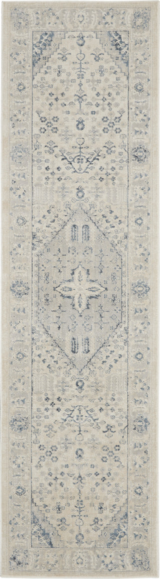 Nourison Malta MAI18 Ivory/Grey Area Rug