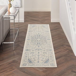 Nourison Malta MAI18 Ivory/Grey Area Rug