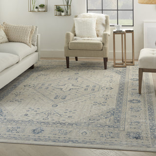 Nourison Malta MAI18 Ivory/Grey Area Rug