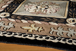 Momeni Maison MA-01 Black Area Rug Closeup