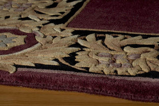 Momeni Maison MA-06 Aubergine Area Rug Corner Shot