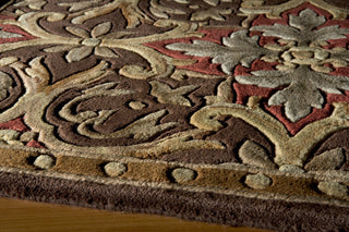 Momeni Maison MA-10 Coffee Area Rug Closeup