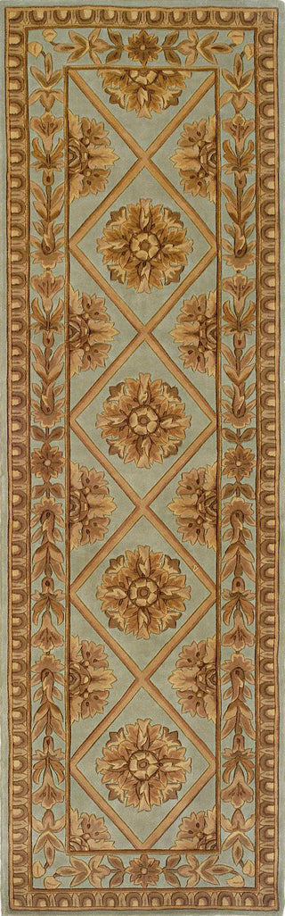 Momeni Maison MA-11 Aqua Blue Area Rug Closeup