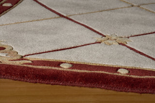 Momeni Maison MA-15 Burgundy Area Rug Closeup