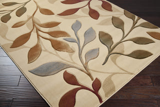 Surya Majestic MAJ-1006 Light Gray Machine Loomed Area Rug Corner Shot