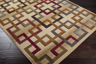 Surya Majestic MAJ-1011 Light Gray Machine Loomed Area Rug Corner Shot