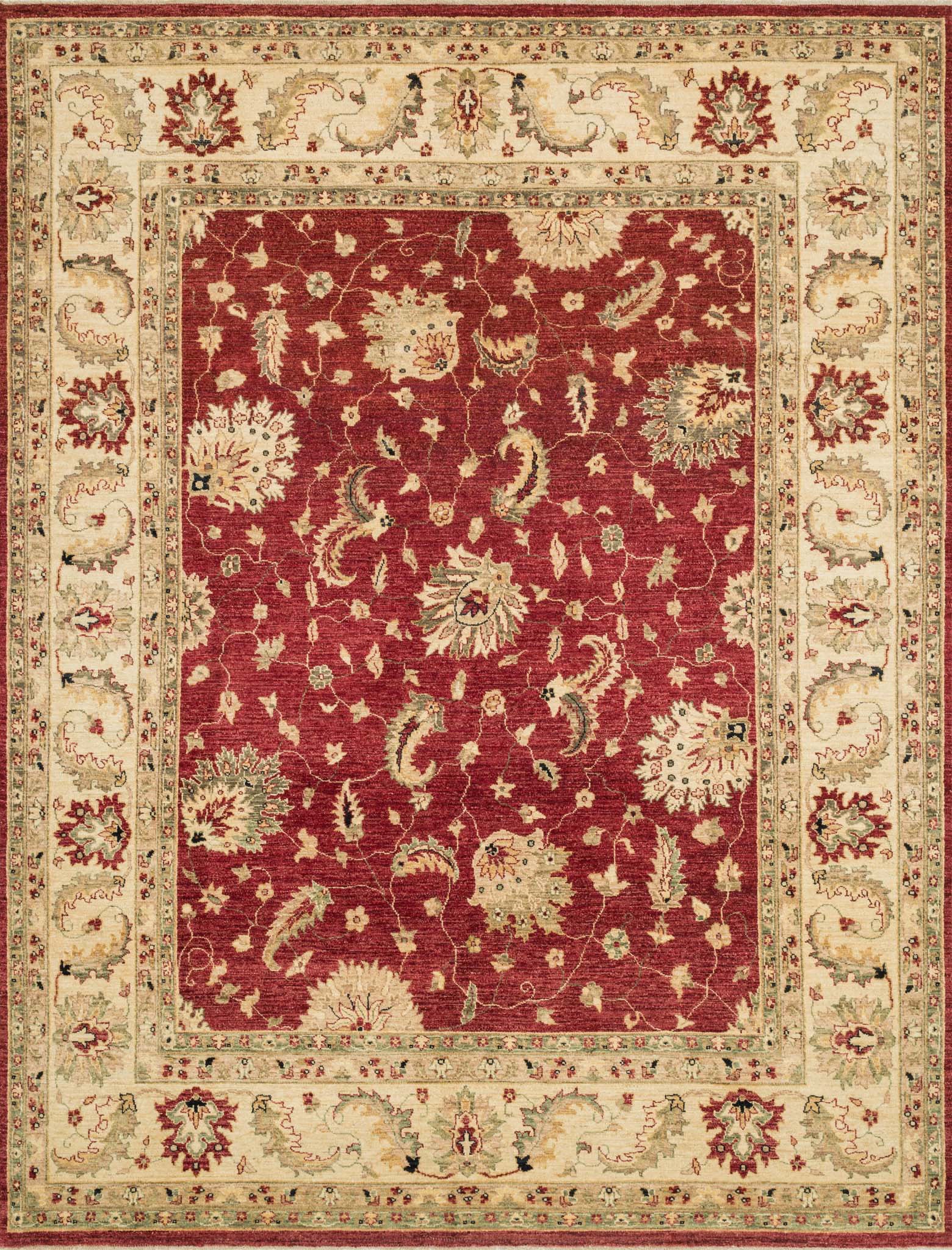 Loloi Majestic MM-04 Red/Ivory Area Rug main image