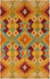 LR Resources Majestic 50101 Multi Hand Tufted Area Rug 5' X 7'9''