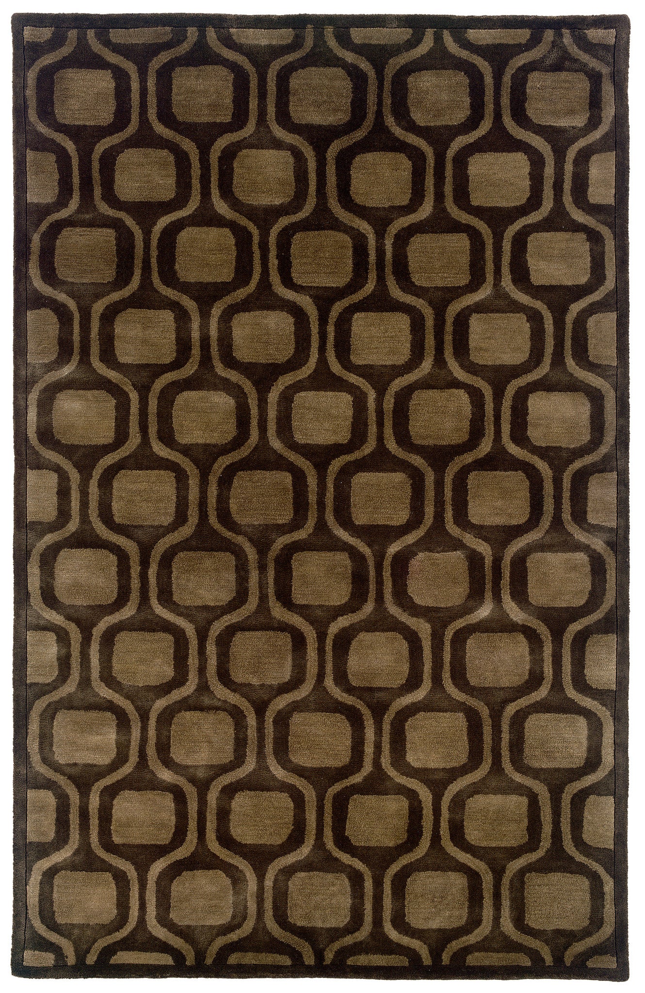 LR Resources Majestic 09303 Charcoal Area Rug