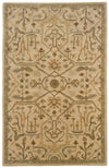 LR Resources Majestic 09305 Beige Hand Tufted Area Rug 3'6'' X 5'6''