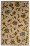 LR Resources Majestic 09360 Beige Hand Tufted Area Rug 5' X 7'9''