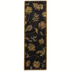 LR Resources Majestic 09363 Black Hand Tufted Area Rug 2'5'' X 7'9'' Runner