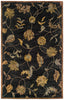 LR Resources Majestic 09363 Black Hand Tufted Area Rug 9' X 12'9''