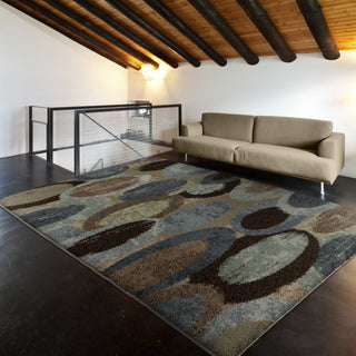 Orian Rugs Majestic Shag Pulpit Blue Area Rug  Feature