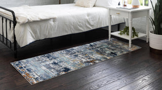 Unique Loom Malibu T-MLBU1 Dark Gray Area Rug Runner Lifestyle Image