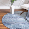 Unique Loom Malibu T-MLBU11 Blue Area Rug Round Lifestyle Image