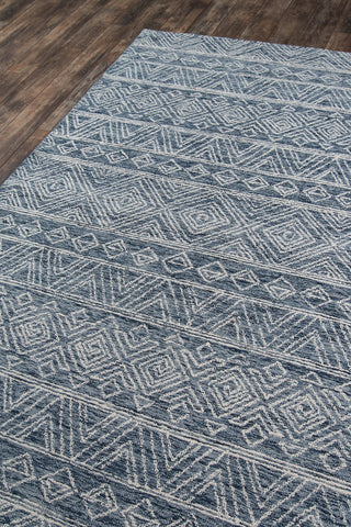 Momeni Mallorca MRC-2 Denim Area Rug Corner Image