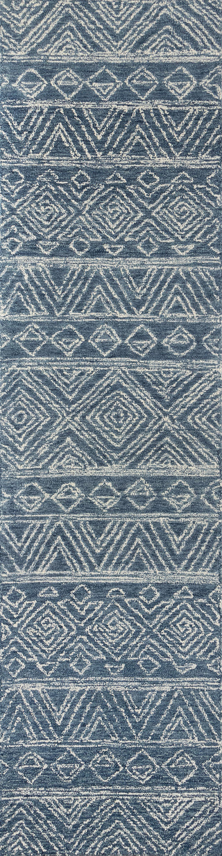 Momeni Mallorca MRC-2 Denim Area Rug Runner Image