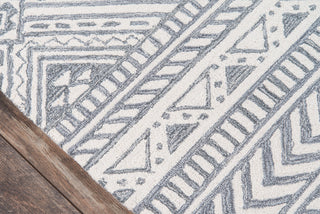 Momeni Mallorca MRC-5 Grey Area Rug Close up