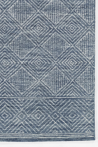 Momeni Mallorca MRC-7 Denim Area Rug Corner Image