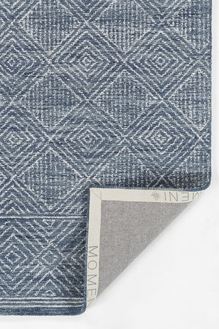 Momeni Mallorca MRC-7 Denim Area Rug Round Image