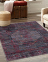 Unique Loom Mangata T-MNG1 Red and Black Area Rug Rectangle Lifestyle Image Feature