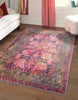 Unique Loom Mangata T-MNG2 Pink Area Rug Rectangle Lifestyle Image Feature