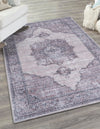 Unique Loom Mangata T-MNG6 Ivory and Gray Area Rug Rectangle Lifestyle Image Feature