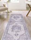 Unique Loom Mangata T-MNG6 Ivory and Gray Area Rug Runner Lifestyle Image