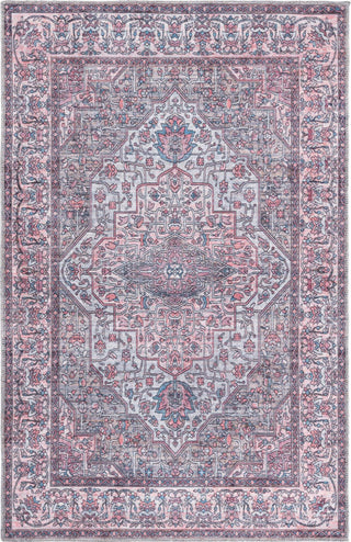 Unique Loom Mangata T-MNG7 Beige and Pink Area Rug main image