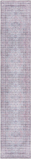 Unique Loom Mangata T-MNG7 Beige and Pink Area Rug Runner Top-down Image