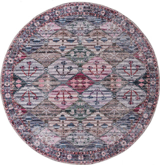 Unique Loom Mangata T-MNG8 Multi Area Rug Round Top-down Image