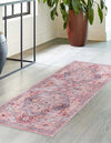 Unique Loom Mangata T-MNG9 Apricot and Pink Area Rug Runner Lifestyle Image