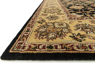 Loloi Maple MP-15 Black / Gold Area Rug Corner Shot