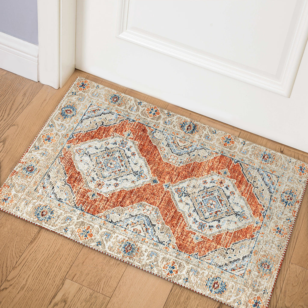 Dalyn Marbella MB1 Spice Area Rug Room Image Feature