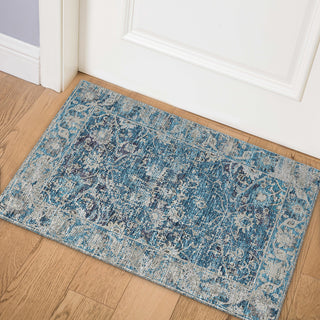 Dalyn Marbella MB2 Navy Area Rug Room Image Feature