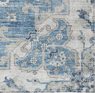 Dalyn Marbella MB3 Denim Area Rug Closeup Image