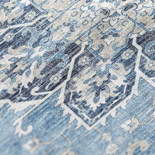 Dalyn Marbella MB3 Denim Area Rug Closeup Image