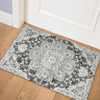 Dalyn Marbella MB3 Midnight Area Rug Room Image Feature